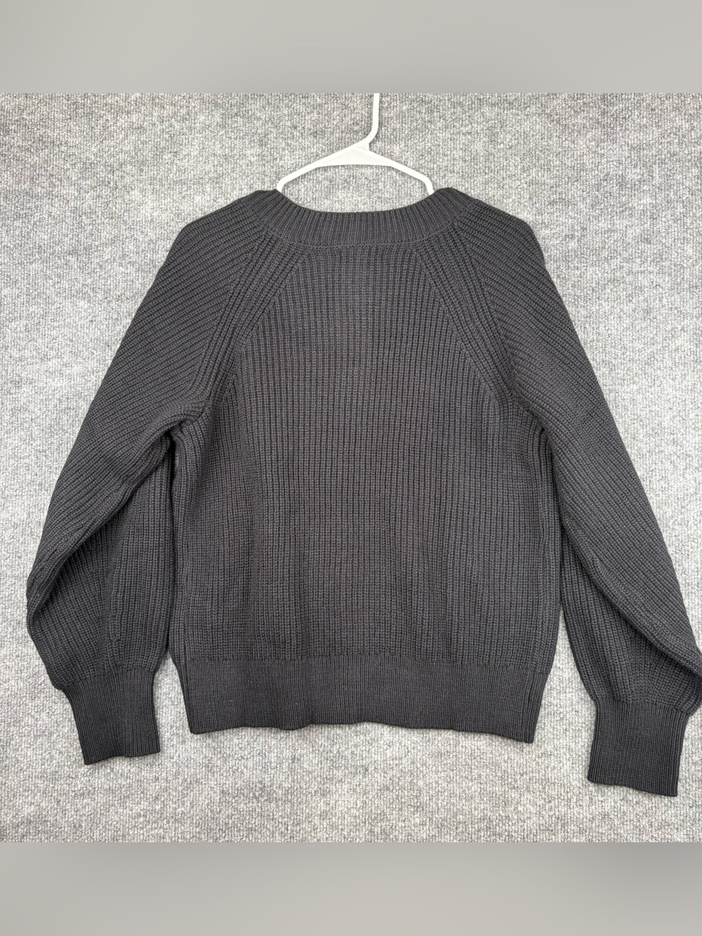 NWT Banana Republic Women's Button Front Cardigan Black L knit - Picture 4 of 7